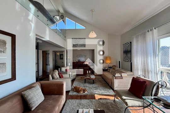 Sala de apartamento à venda com 4 quartos, 320m² em Brooklin, São Paulo