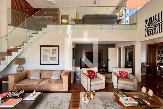 Sala de apartamento à venda com 4 quartos, 320m² em Brooklin, São Paulo