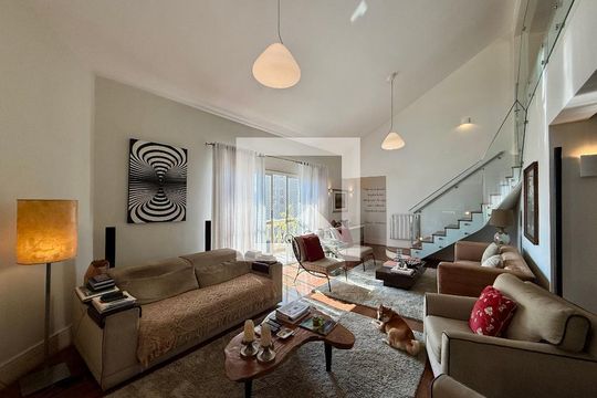Sala de apartamento à venda com 4 quartos, 320m² em Brooklin, São Paulo