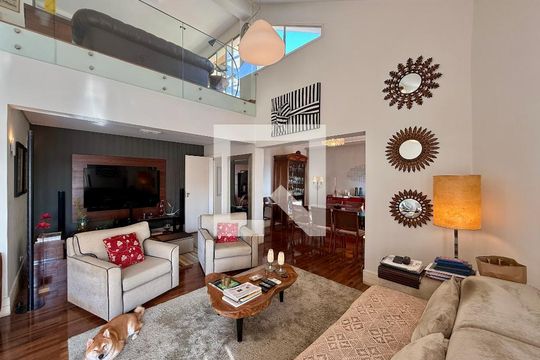 Sala de apartamento à venda com 4 quartos, 320m² em Brooklin, São Paulo