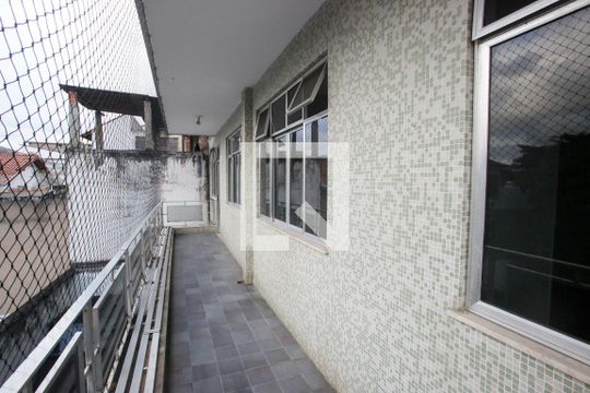 Varanda da Sala de apartamento à venda com 3 quartos, 100m² em Tanque, Rio de Janeiro