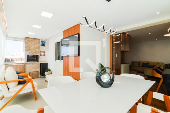 Varanda da Sala de apartamento à venda com 3 quartos, 110m² em Vila Galvão, Guarulhos