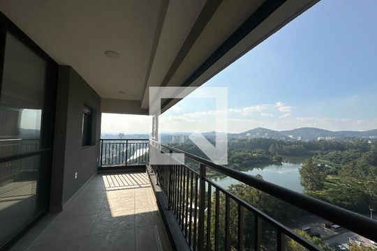 Varanda da Sala de apartamento para alugar com 3 quartos, 95m² em Alphaville Empresarial, Barueri