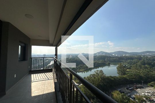 Varanda da Sala de apartamento para alugar com 3 quartos, 95m² em Alphaville Empresarial, Barueri