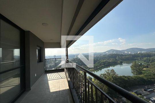 Varanda da Sala de apartamento para alugar com 3 quartos, 95m² em Alphaville Empresarial, Barueri