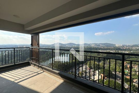 Varanda da Sala de apartamento para alugar com 3 quartos, 95m² em Alphaville Empresarial, Barueri