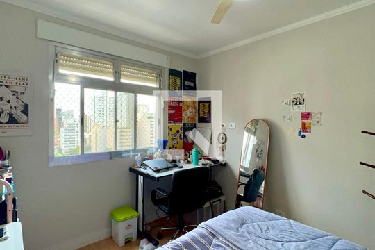Quarto 1 de apartamento para alugar com 3 quartos, 100m² em Pinheiros, São Paulo