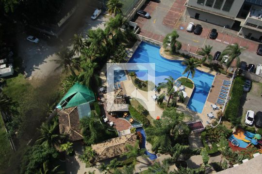Sala 1 - Vista de apartamento à venda com 3 quartos, 173m² em Jacarepaguá, Rio de Janeiro