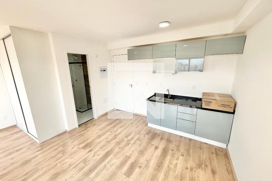 Sala/Quarto/Cozinha de kitnet/studio para alugar com 1 quarto, 31m² em Parada Inglesa, São Paulo