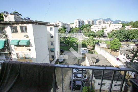Varanda da Sala de apartamento à venda com 2 quartos, 44m² em Taquara, Rio de Janeiro