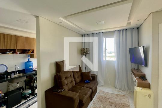 Sala de apartamento para alugar com 2 quartos, 44m² em Vila Nova Bonsucesso, Guarulhos