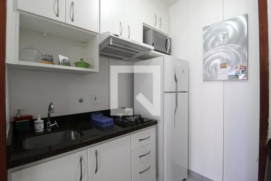 Sala/Cozinha de apartamento para alugar com 1 quarto, 35m² em Moema, São Paulo
