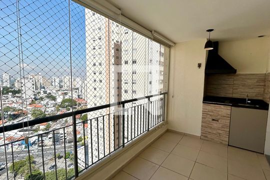 Varanda da Sala de apartamento para alugar com 3 quartos, 83m² em Jardim Zaira, Guarulhos