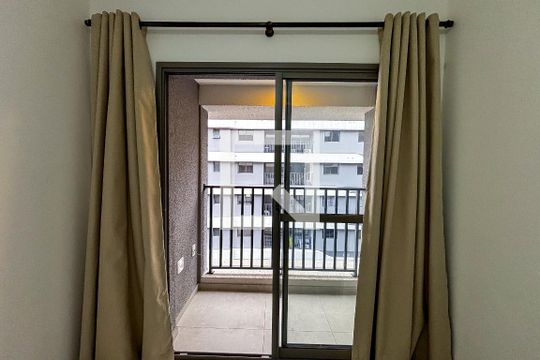 Varanda da Sala/cozinha de apartamento à venda com 1 quarto, 23m² em Pinheiros, São Paulo