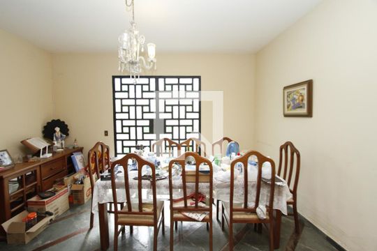 Sala de Jantar de casa à venda com 6 quartos, 420m² em Santa Lúcia, Belo Horizonte