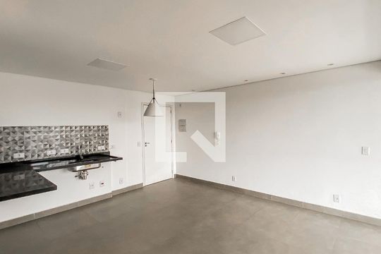 Sala/cozinha  de apartamento para alugar com 1 quarto, 90m² em Chácara Tatuapé, São Paulo
