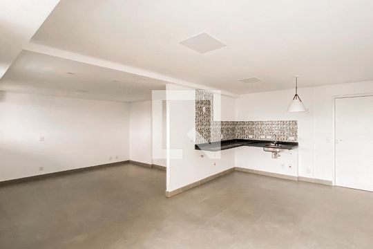 Sala/cozinha  de apartamento para alugar com 1 quarto, 90m² em Chácara Tatuapé, São Paulo