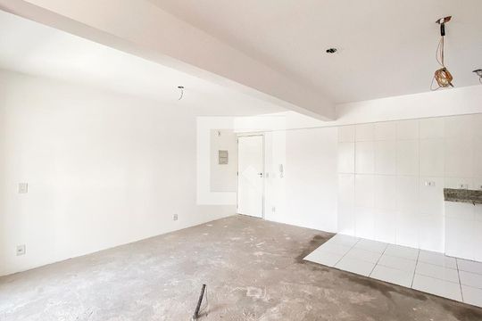 Sala/cozinha de apartamento à venda com 1 quarto, 47m² em Chácara Tatuapé, São Paulo