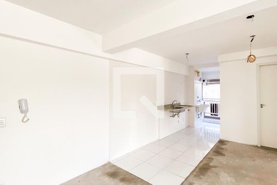 Sala/cozinha de apartamento à venda com 1 quarto, 47m² em Chácara Tatuapé, São Paulo