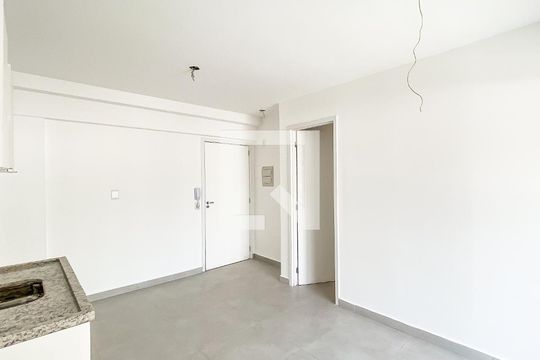 Sala /cozinha de apartamento à venda com 1 quarto, 34m² em Chácara Tatuapé, São Paulo
