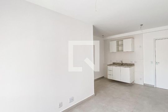 Sala/cozinha de apartamento à venda com 2 quartos, 46m² em Chácara Tatuapé, São Paulo