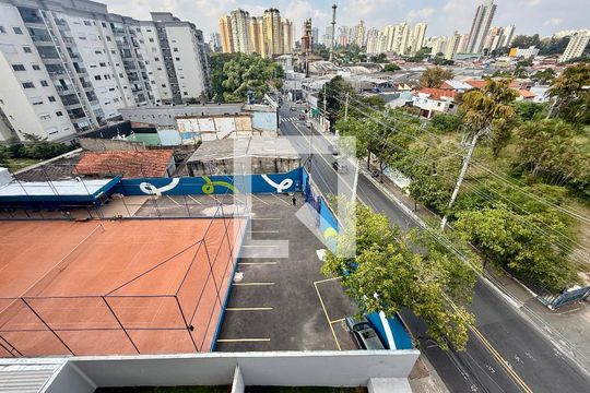Vista  de kitnet/studio à venda com 1 quarto, 17m² em Santo Amaro, São Paulo