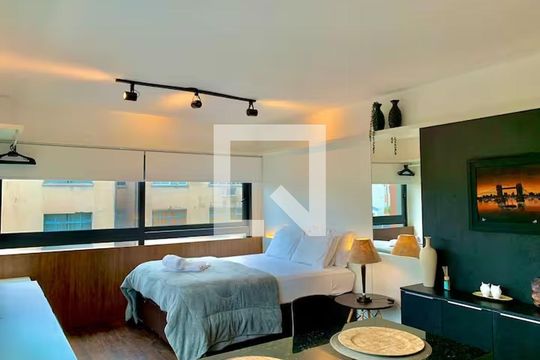 Sala / Quarto de apartamento para alugar com 1 quarto, 31m² em Petrópolis, Porto Alegre