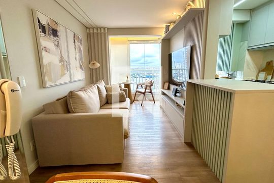 Sala  de apartamento à venda com 2 quartos, 47m² em Vila Itapegica, Guarulhos