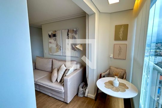 Varanda da Sala de apartamento à venda com 2 quartos, 47m² em Vila Itapegica, Guarulhos