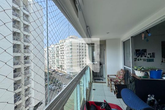 Varanda de apartamento para alugar com 2 quartos, 86m² em Recreio dos Bandeirantes, Rio de Janeiro