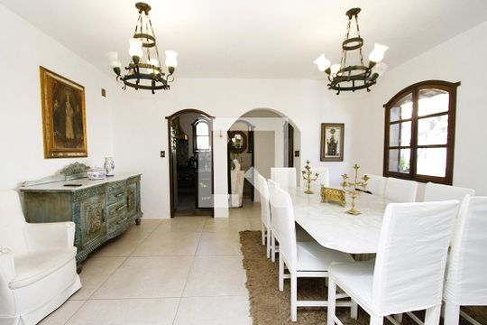 Sala de Jantar de casa para alugar com 5 quartos, 365m² em São Bento, Belo Horizonte