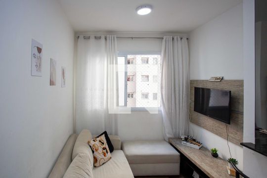 Sala de apartamento à venda com 2 quartos, 48m² em Campanário, Diadema