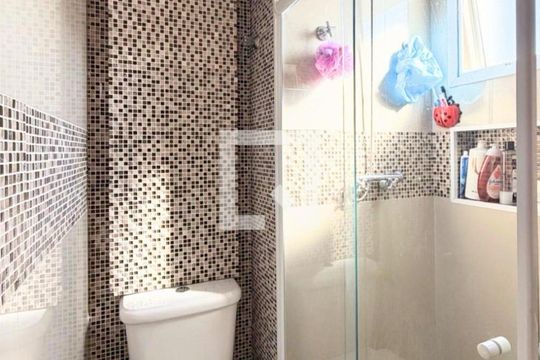 Banheiro de apartamento à venda com 3 quartos, 108m² em Vila Augusta, Guarulhos