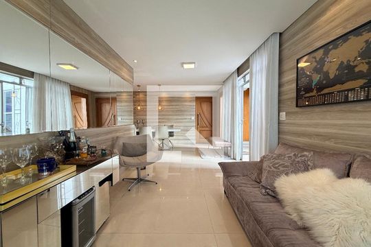 Sala de apartamento à venda com 4 quartos, 270m² em Cidade Nova, Belo Horizonte