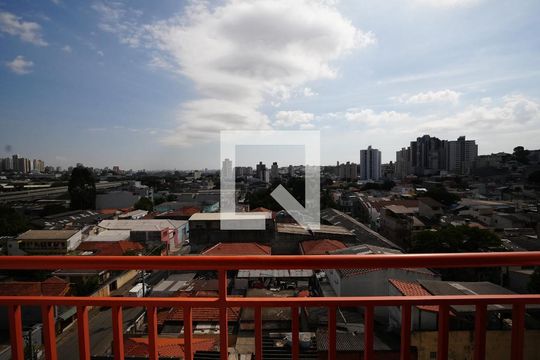 Varanda da Sala de apartamento à venda com 2 quartos, 52m² em Vila Sao Pedro, Santo André