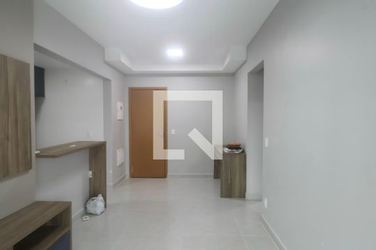 Sala de apartamento para alugar com 2 quartos, 74m² em Vila Alzira, Guarujá