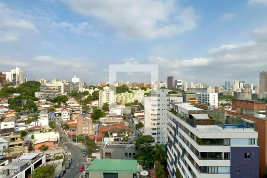 Vista da Varanda de apartamento à venda com 2 quartos, 72m² em Vila Madalena, São Paulo