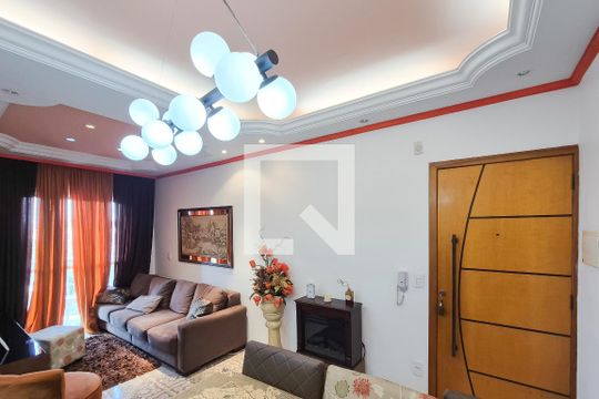 Sala de apartamento à venda com 2 quartos, 63m² em Nova Petrópolis, São Bernardo do Campo