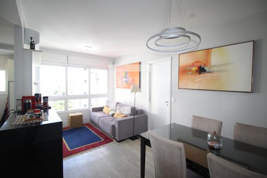 Sala de apartamento à venda com 2 quartos, 67m² em Boa Vista, Porto Alegre