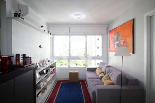 Sala de apartamento à venda com 2 quartos, 67m² em Boa Vista, Porto Alegre