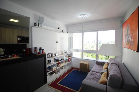 Sala de apartamento à venda com 2 quartos, 67m² em Boa Vista, Porto Alegre