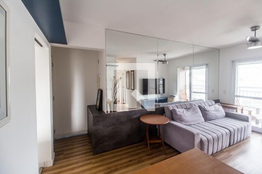 Sala  de apartamento à venda com 3 quartos, 72m² em Centro, Barueri