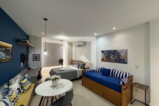 Sala de apartamento à venda com 1 quarto, 32m² em Centro, Rio de Janeiro