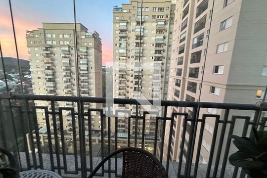 Varanda da Sala de apartamento à venda com 1 quarto, 55m² em Alphaville Conde Ii, Barueri