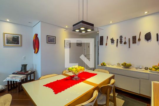 Sala de apartamento à venda com 4 quartos, 124m² em Brooklin Novo, São Paulo