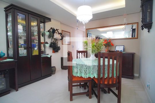sala de jantar  de apartamento à venda com 3 quartos, 120m² em Centro, São Leopoldo