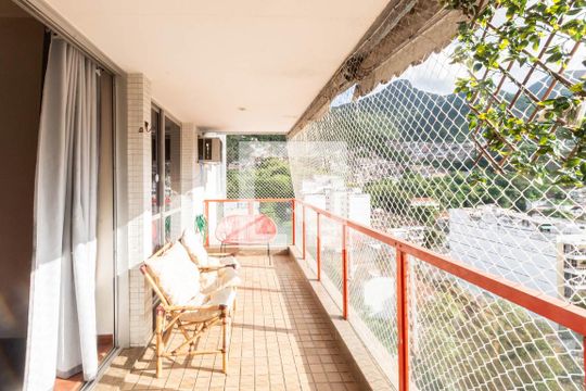 Varanda da Sala de apartamento para alugar com 4 quartos, 174m² em Grajaú, Rio de Janeiro