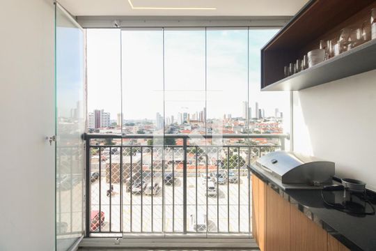 Varanda  de apartamento à venda com 2 quartos, 51m² em Chácara Santo Antônio (zona Leste), São Paulo
