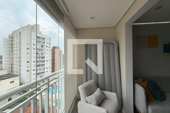 Varanda da Sala de apartamento à venda com 2 quartos, 60m² em Vila Pereira Barreto, São Paulo