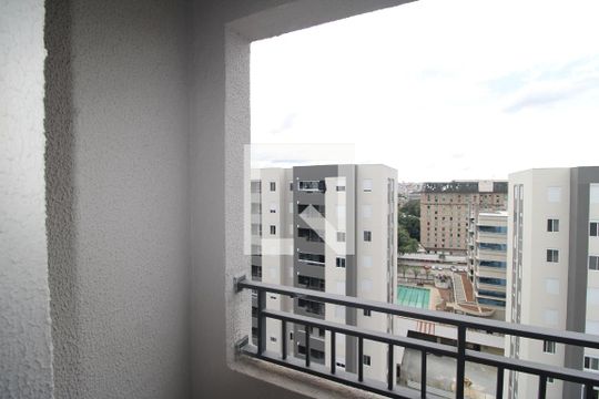 Sala / Cozinha - Varanda de apartamento para alugar com 2 quartos, 38m² em Santana, São Paulo
